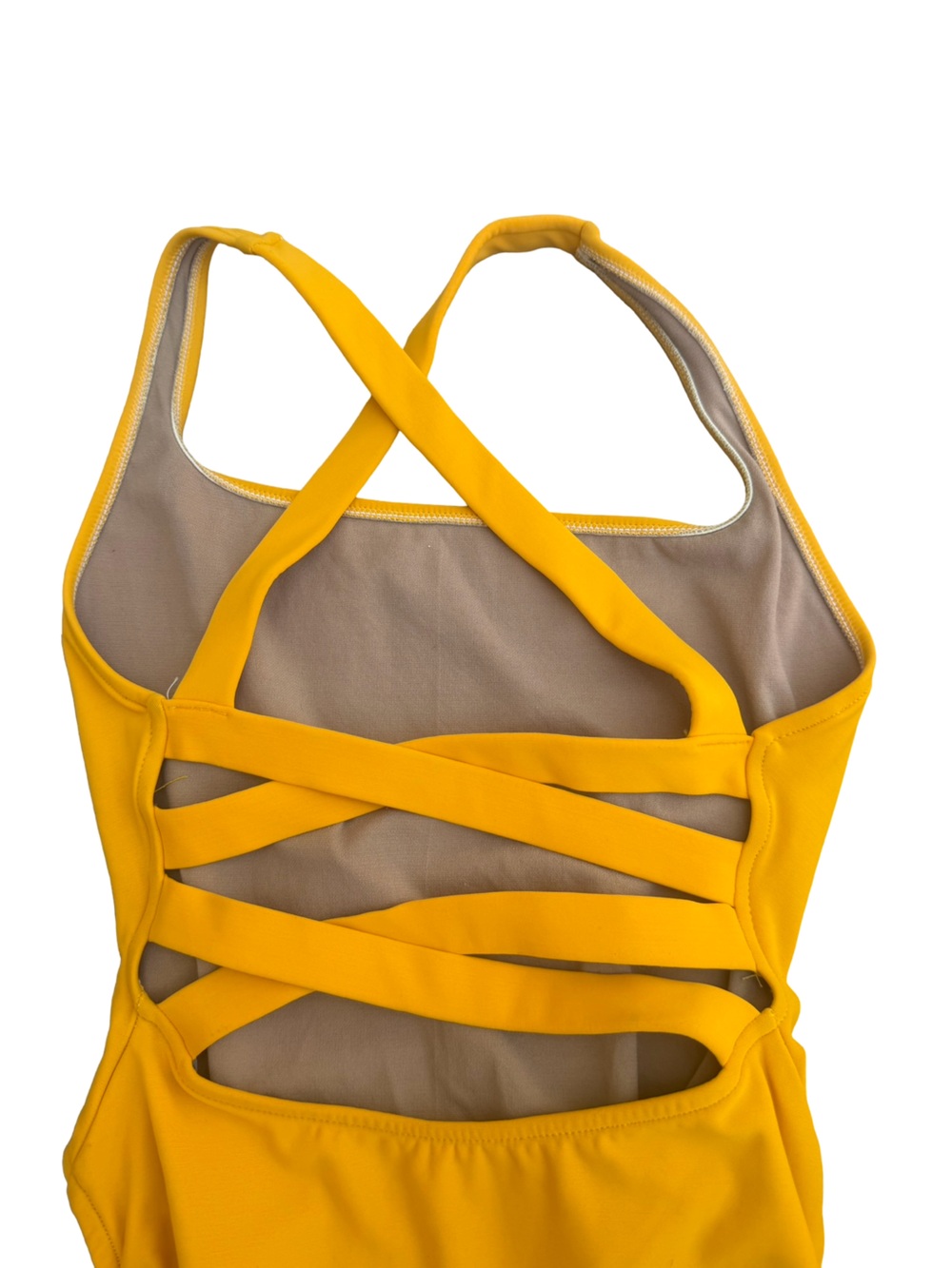 Vintage 80s 90s Calvin Klein Swimwear Union Made Strappy One-Piece Swimsuit - Picture 2 of 9